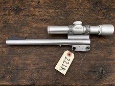 Vtg 1970s Thompson Center Contender 22lr 10 Stainless Barrel W Simmons Scope