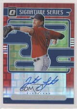 2021 Panini Donruss Optic Red Pandora Prizm 9/15 Jordan Luplow #SS-JL Auto 0w4