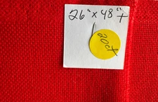 Zweigart cross stitch fabric evenweave 20 count 28 X 48 inches plus extra  red