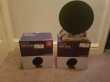 Goodhome 3x Table Lamp Light Kiranat Matt White Non Dimmable Metal IP20 Light