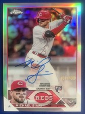 2023 Topps Chrome Rookie Autographs Mike Siani REFRACTOR /499 Card #RA-MSI