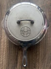 GRISWOLD LARGE BLOCK LOGO CHROME NICKEL #8 CHICKEN PAN 777 WITH SELF BASTING LID