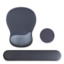 Gel Mouse Pad with Wrist Rest, Ergonomic Office Keyboard Wrist Rest and Mousepad