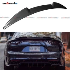 CARBON FIBER LOOK HIGHKICK DUCKBILL TRUNK SPOILER WING FOR 2018-2023 KIA STINGER