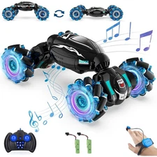 4WD RC Stunt Car Hand Gesture 360° Sensing Off-Roader Remote Control Twist Car