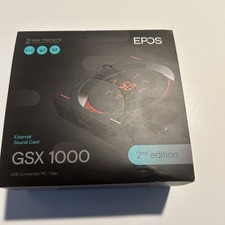 EPOS  GSX 1000 2nd Edition Audio Amplifier - Black