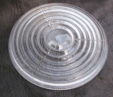Vintage Glass Fresnel Lens 6-Inch Diameter