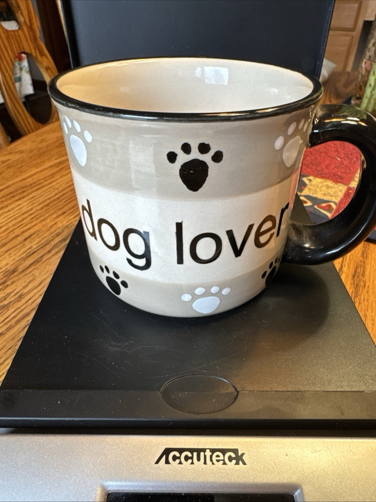 " DOG LOVER " STONEWARE Coffee Cup / Mug JUMBO Sized Ultra P