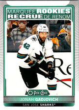 2021-22 O-Pee-Chee Jonah Gadjovich (MR) #640 San Jose Sharks