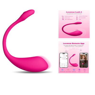 Lovense Lush 2 G-Punkt-Vibrator mit Bluetooth Fernbedienung 1000 Modi IP