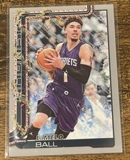 Lamelo Ball Silver Glitter 2025/26 Topps Holiday Basketball Card #H53 Hornets