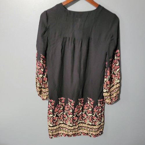 Joie Silk Tunic Top Women Size XS Bohemian Tie Neck Old Money Luxury Extra Small - Bild 2 von 11