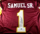Deebo Samuel / Autographed Washington Commanders Custom Football Jersey / AWM