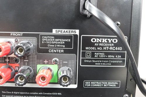 Onkyo HT-RC440 Home Theater Receiver HDMI - Picture 12 of 13