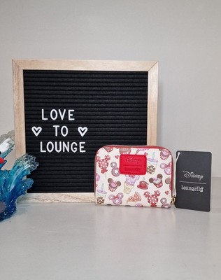Loungefly Disney Hot Topic exklusive Mickey und Minnie Sweet Treats Handtasche neu mit Etikett