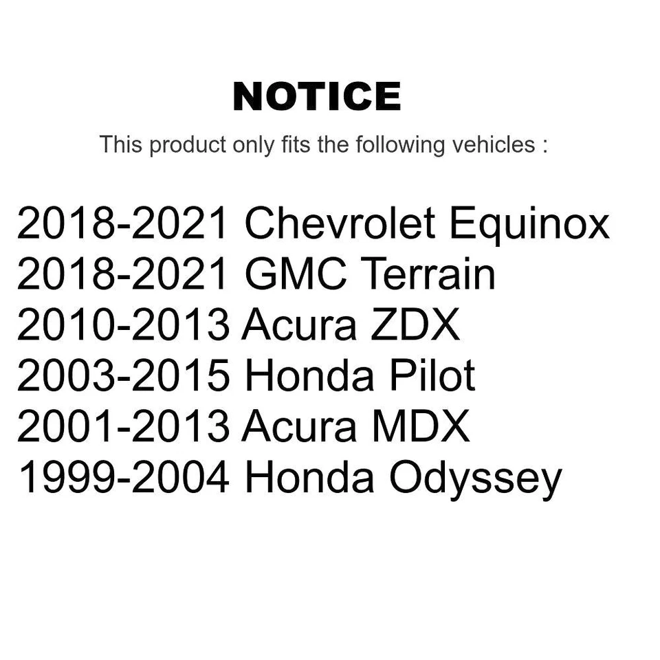 Front Stabilizer Links Kit for Chevrolet Equinox 2018-2021 oe3F Aftermarket - Image 2 of 3