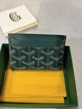 Goyard, KartenEtui, Herren, Gelbgrün Ovp Rec...
