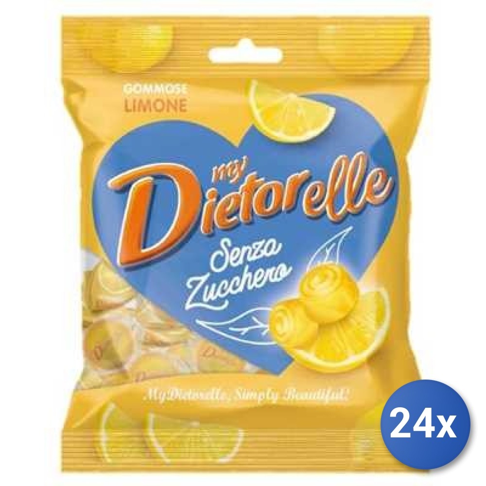 24x Multipack Dietorelle Lemon Candy 70g