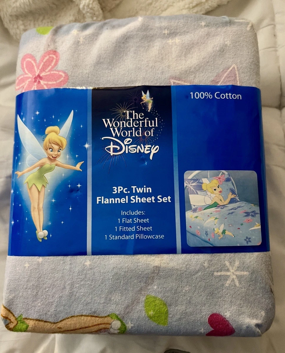 Taie D'oreiller Vintage Tinkerbell – Taille Standard 21x29, Violette, Disney