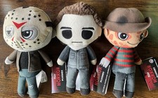 Funko Horror Plushies Lot Freddy Krueger Michael Myers Jason Voorhees New Tags