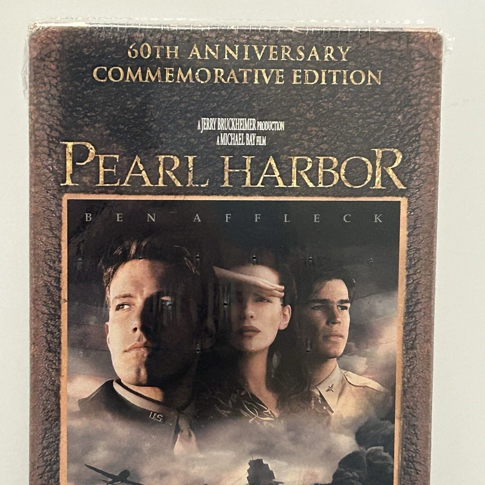 Pearl Harbor Movie VHS 2-Tape Set 60th Anniversary Commemorative Edition New Foto 2 de 4
