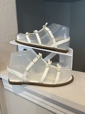 Kids' Aria Bow Sandals White- Cat  Jack - Girl Youth Size 2Y NEW