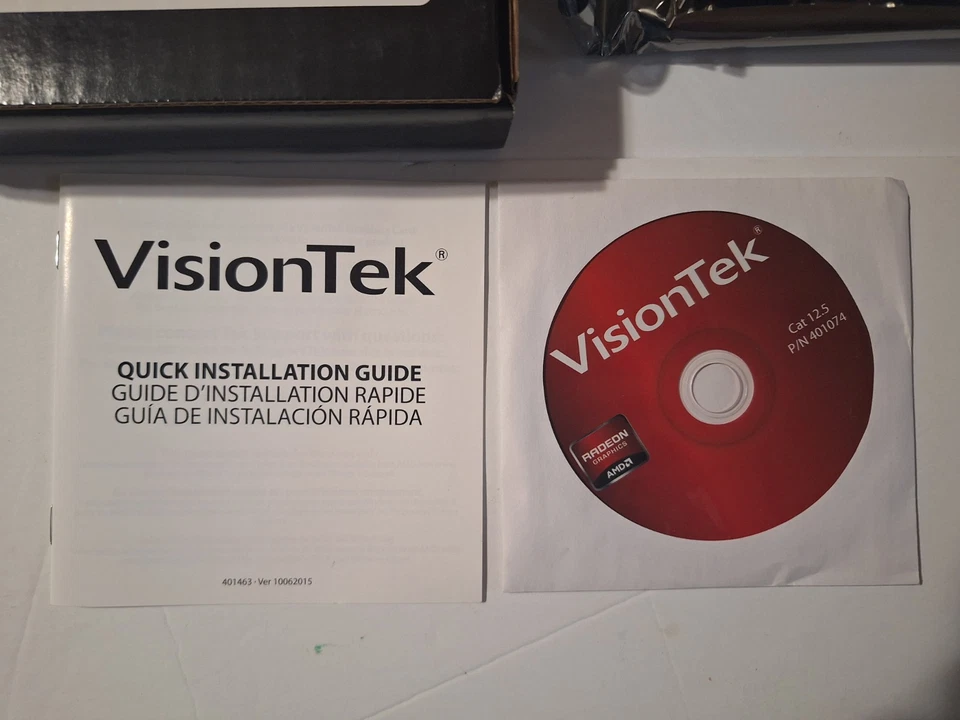 ATI VisionTek Radeon HD 3650 512MB DDR2 PCI-E 2.0 2x DVI + S-Video out - Image 2 of 4