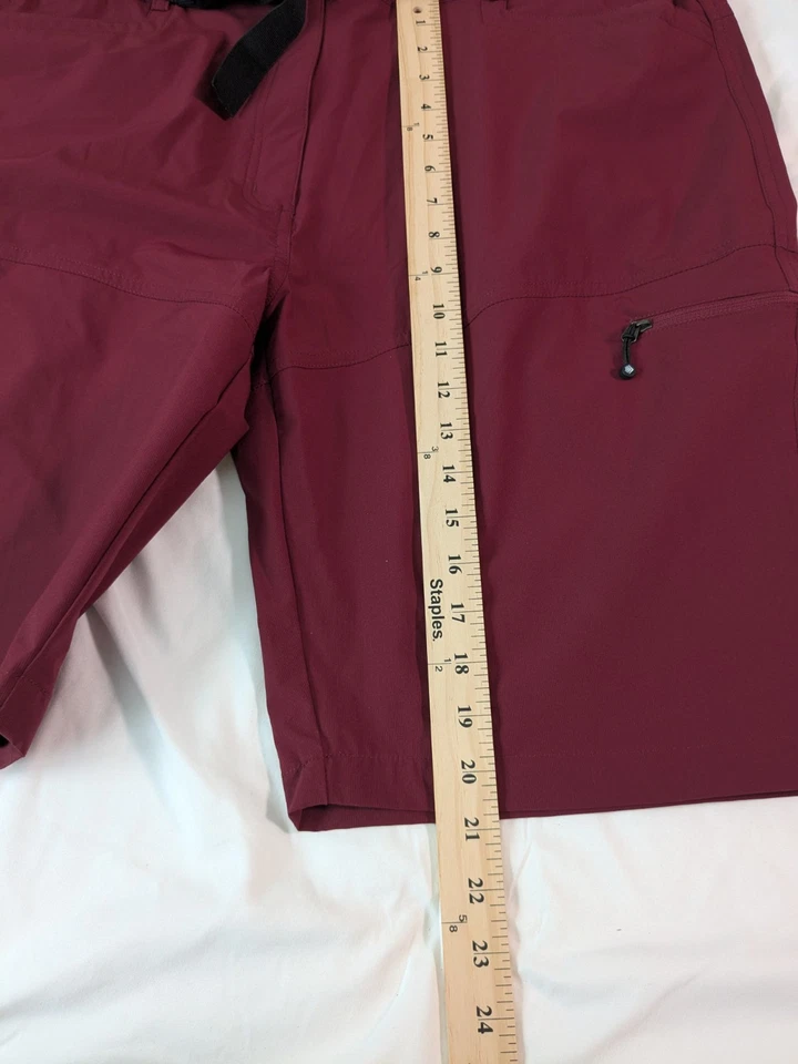 Aerotech Designs Cyclewear Belted Cargo Men's Red Shorts Size 2X - Image 2 of 4