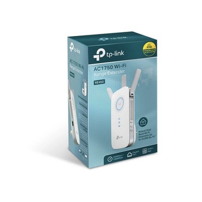 TP-Link RE450 AC1750 Mesh WLAN Repeater, Wi-Fi Extender, Dualband, Gigabit Port