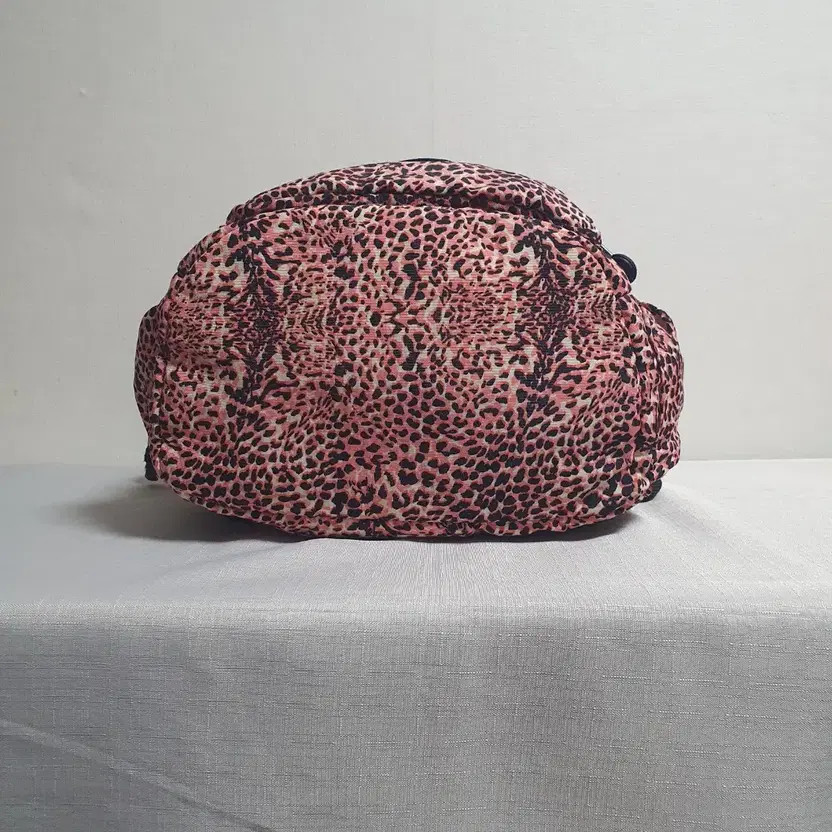 Kipling Leopard Pattern Backpack - Pink & Black A… - image 1