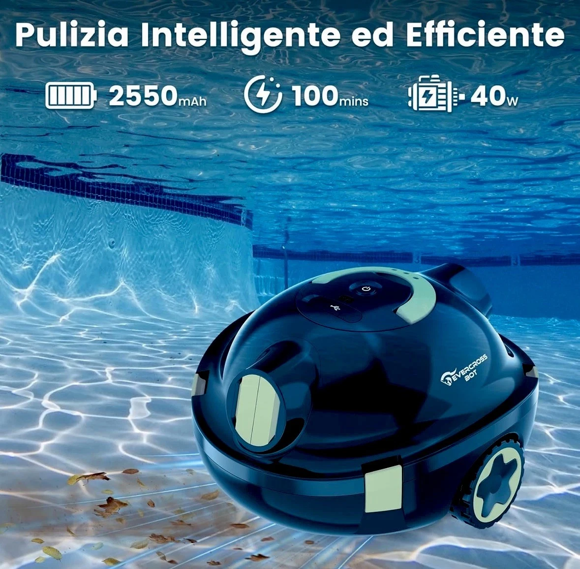 KIT RIPARAZIONE ROBOT GIRANTE PISCINA DELFINI MOTORE E