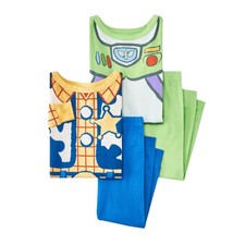 Disney Toddler 4pc Snug Fit Toy Story Cotton Pajama Set Woody  Buzz 18M NWT