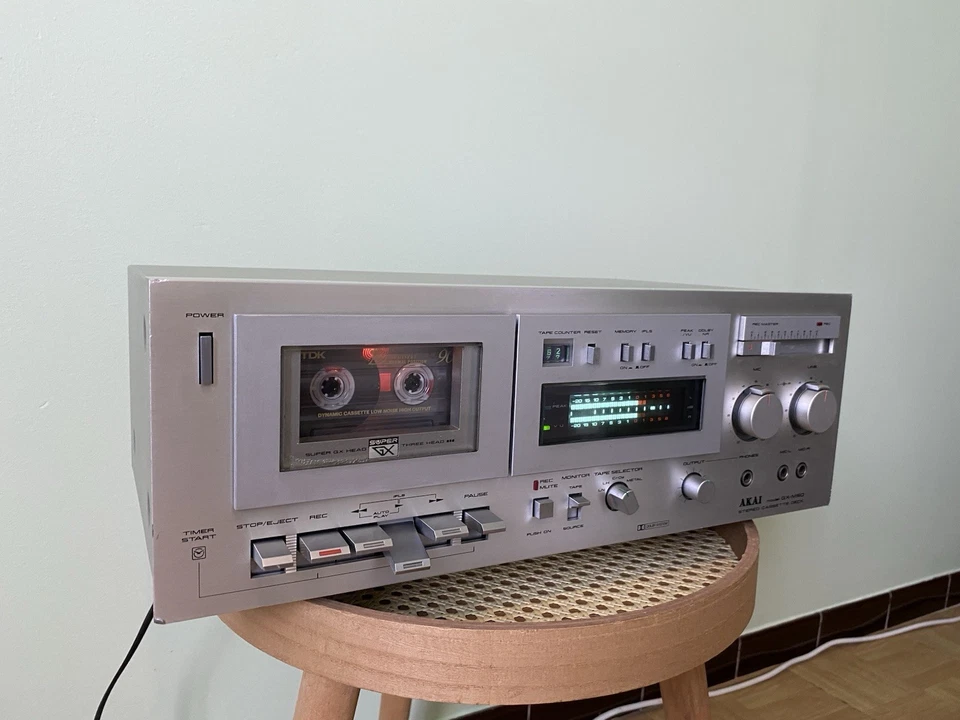 AKAI GX-M50 Stereo Cassette Deck 3 Heads MARCHE MAIS LIRE DESCRIPTION - Imagen 3 de 4