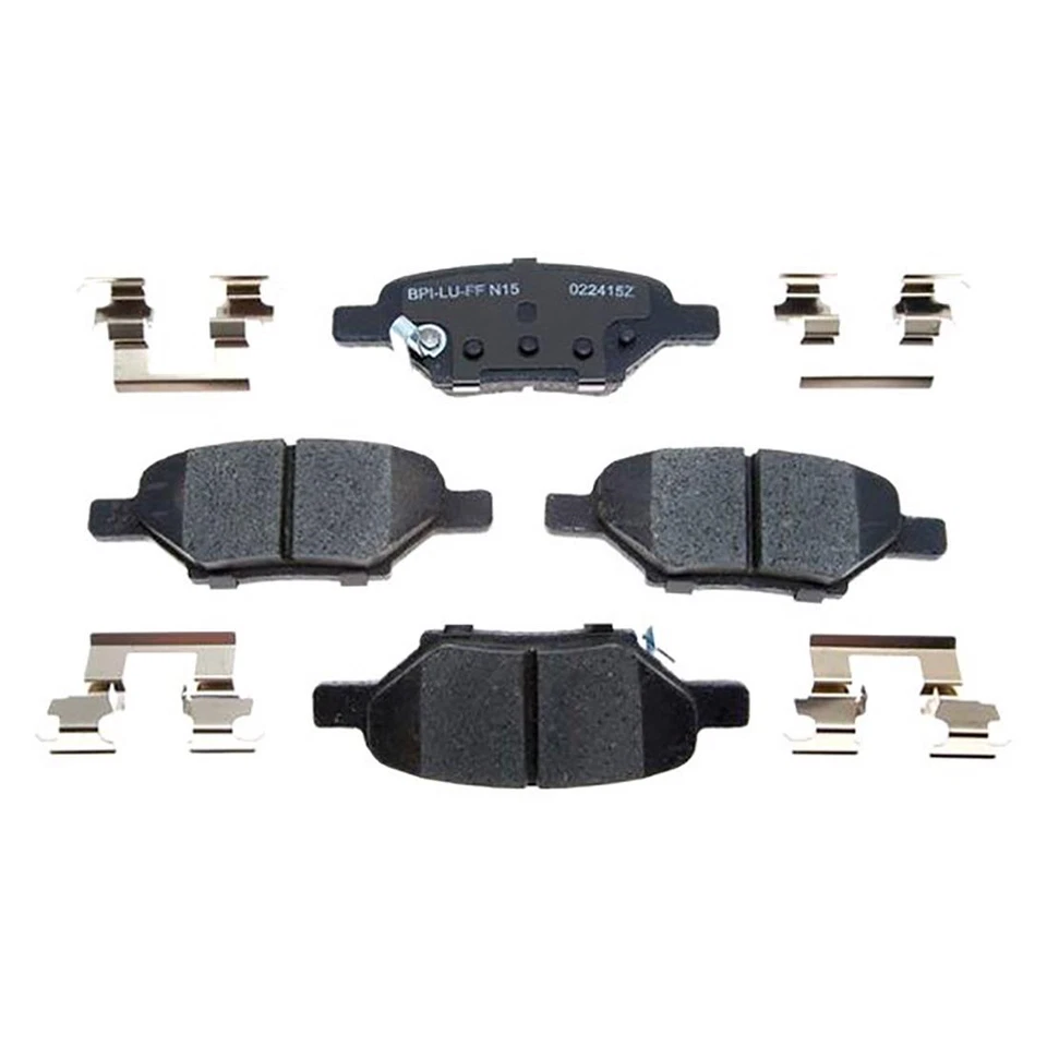 Kit trasero delantero para Chevrolet Malibu 2008 rotores recubiertos almohadillas de cerámica - Raybestos Foto 2 de 4