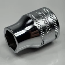 NOS Snap On Tools FSM91 3/8 Dr 6Pt Metric 9mm Flank Dr Shallow Socket VTG 1984