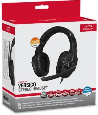 SPEEDLINK VERSICO Stereo Headset, Grey-Black