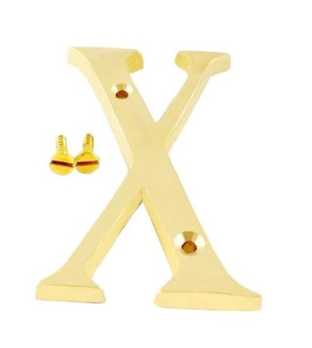 Letter X Alphabet For Hotel & Home Door Decor 4 inch - Picture 3 of 4
