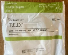 T.E.D. ANTI-EMBOLISM STOCKINGS, KNEE HIGH CARDINAL HEALTH