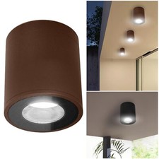 Faretto soffitto GU10 plafoniera tonda luci esterno LED impermeabile IP65 230V