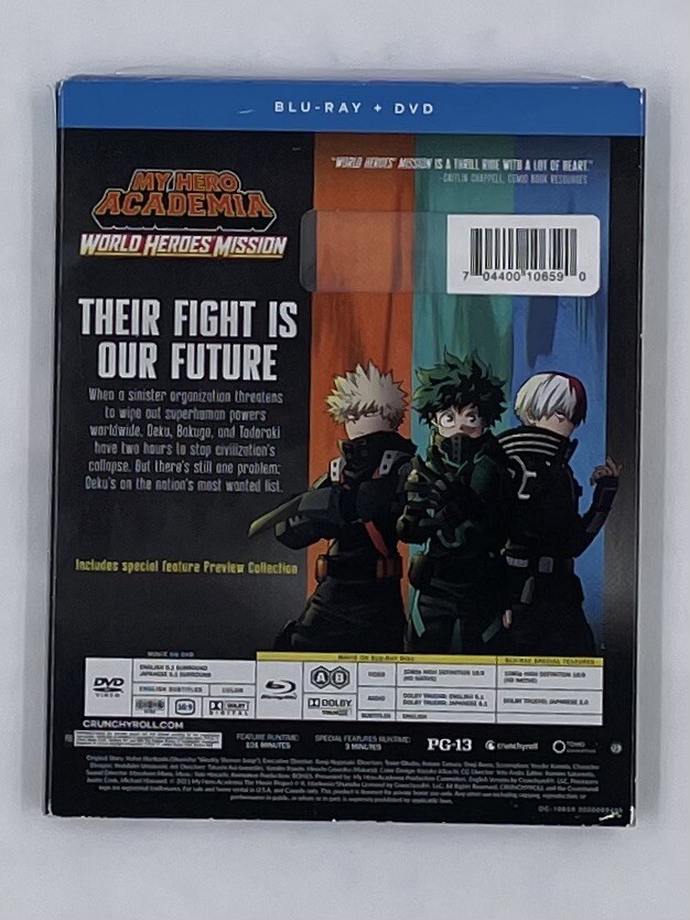 My Hero Academia: World Heroes' Mission - Blu-ray + DVD