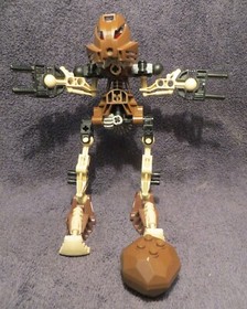 100% COMPLETE LEGO Technic Bionicle 2001 #8531 Pohatu w/Manual No Canister