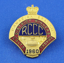Royal Caledonian Curling Club 1960 COLTS Quebec District Winners Pin by Hemsley