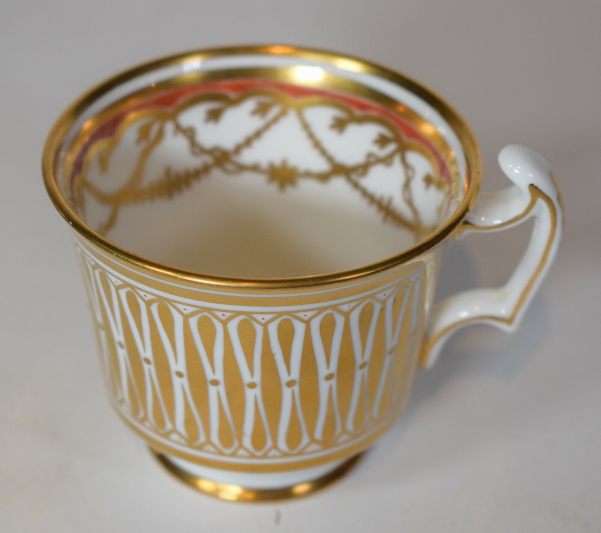 Classical Design Royal Chelsea Cathedral Gold Gilded Cup and 