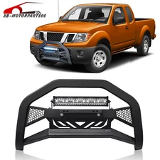 Bull Bar Front Grille Guard Bumper For 05-2021 Nissan Frontier & 05-2015 Xterra