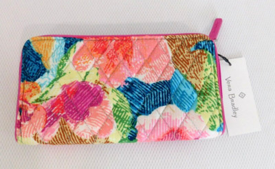 VERA BRADLEY Georgia Accordion Zip Around Organizer Wallet - Superbloom - NWT