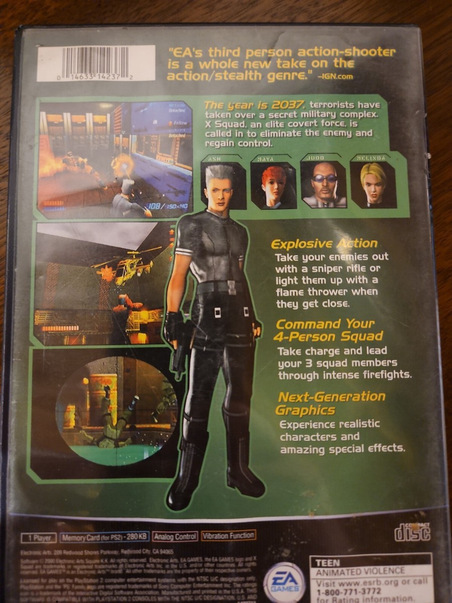 X Squad (Sony Playstation 2 ps2) w/ Case 14633142372| eBay