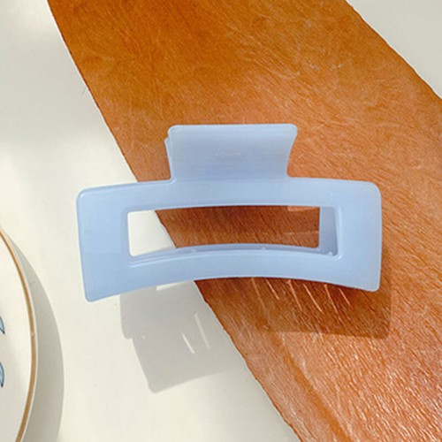 Large Hair Claw Candy Color Rectangle Acrylic Resin Hair Clips Hair Accessorie|l - Picture 19 of 20