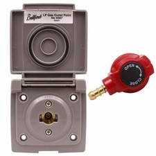 Bullfinch Grey Gas LPG BBQ Point Quick Release For Caravan Motorhome 6087/05