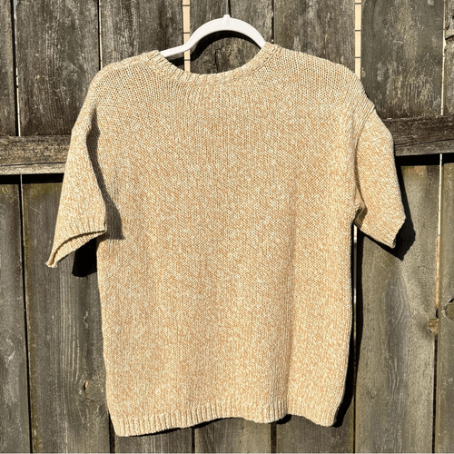 Maglione Eileen Fisher giallo pallido maglia manica corta XS - Foto 4 di 4