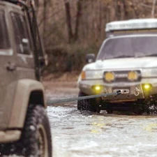 Towing Rope 1"x30' Recovery Rope 48000lbs Kinetic Energy Tow Rope w/ Carry Bag